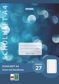 Produktbild: Schulheft Lin27 A4 16Bl