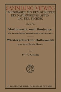 Produktbild: Mathematik und Baukunst als Grundlagen abendl&auml;ndischer Kultur