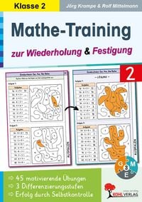 Produktbild: Mathe-Training zur Wiederholung und Festigung / Klasse 2