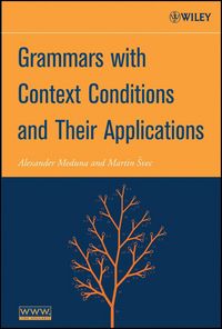 Produktbild: Grammars with Context Conditions and Their Applications