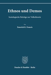 Produktbild: Ethnos und Demos.