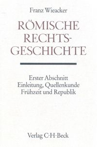 Produktbild: R&ouml;mische Rechtsgeschichte. Abschn.1