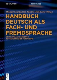 Produktbild: Handbuch Deutsch als Fach- und Fremdsprache