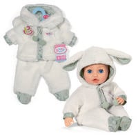 Produktbild: Zapf Creation BABY born Puppenkleidung Schaf Outfit wei&szlig; 43cm
