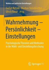 Produktbild: Wahrnehmung - Pers&ouml;nlichkeit - Einstellungen