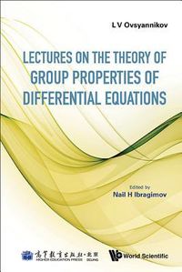 Produktbild: Lectures on the Theory of Group Properties of Differential Equations