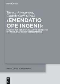 Produktbild: &rsaquo;Emendatio ope ingenii&lsaquo;