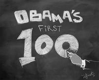 Produktbild: Obama's First 100