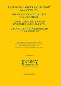 Produktbild: Energy Balances and Energy Accounting