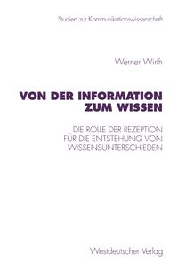 Produktbild: Von der Information zum Wissen