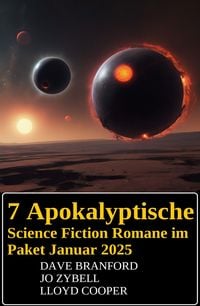 Produktbild: 7 Apokalyptische Science Fiction Romane im Paket Januar 2025