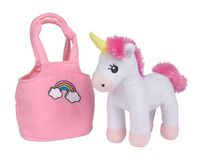 Produktbild: Pl&uuml;sch Einhorn mit Tasche
