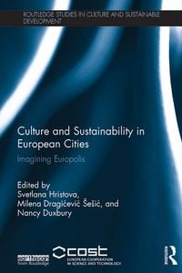 Produktbild: Culture and Sustainability in European Cities