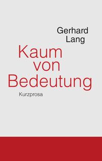 Produktbild: Kaum von Bedeutung