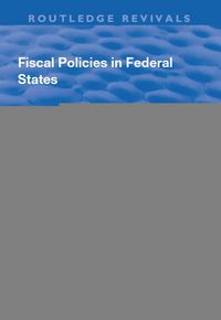 Produktbild: Fiscal Policies in Federal States