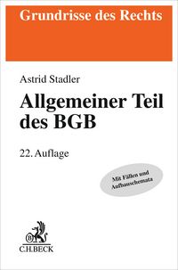 Produktbild: Allgemeiner Teil des BGB
