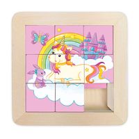 Produktbild: Tr&ouml;tsch Schiebepuzzle Einhornwelt