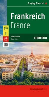 Produktbild: freytag & berndt Stra&szlig;enkarte Frankreich 1:800.000