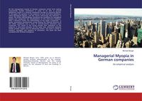 Produktbild: Managerial Myopia in German companies