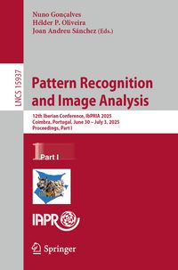 Produktbild: Pattern Recognition and Image Analysis