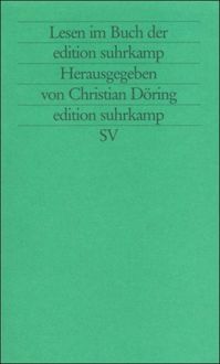 Produktbild: Lesen im Buch d. edition suhrkamp