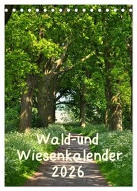 Produktbild: Wald- und Wiesenkalender 2026 Planer (Tischkalender 2026 DIN A5 hoch), CALVENDO Monatskalender