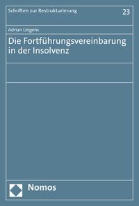 Produktbild: Die Fortf&uuml;hrungsvereinbarung in der Insolvenz