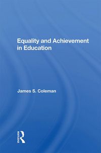 Produktbild: Equality And Achievement In Education