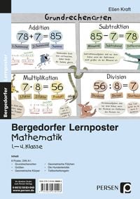 Produktbild: Lernposter Mathematik 1.-4. Klasse