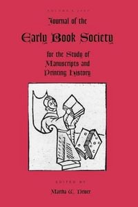 Produktbild: Journal of the Early Book Society Vol 6