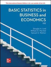 Produktbild: Lind, D: Basic Statistics in Business and Economics ISE