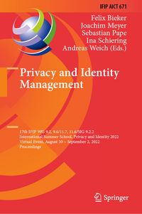 Produktbild: Privacy and Identity Management
