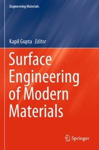 Produktbild: Surface Engineering of Modern Materials