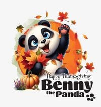 Produktbild: Benny the Panda - Happy Thanksgiving