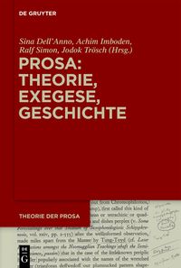 Produktbild: Prosa: Theorie, Exegese, Geschichte