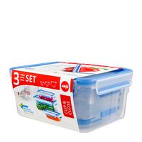 Produktbild: EMSA 3er Set Frischhaltedosen Clip Close 3er Set Frischhaltedosen Clip Close
