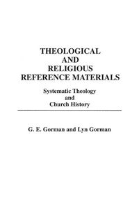 Produktbild: Theological and Religious Reference Materials