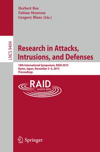 Produktbild: Research in Attacks, Intrusions, and Defenses