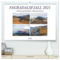 Produktbild: FAGRADALSFJALL 2021, Islands spektakul&auml;rer Vulkanausbruch (hochwertiger Premium Wandkalender 2026 DIN A2 quer), Kunstdruck in Hochglanz