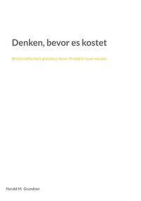 Produktbild: Denken, bevor es kostet