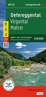 Produktbild: Freytag & berndt Wanderkarte WK 123 Defereggental, Virgental - Matrei 1:50.000