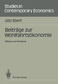 Produktbild: Beitr&auml;ge zur Wohlfahrts&ouml;konomie