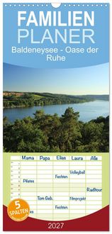 Produktbild: Familienplaner 2027 - Baldeneysee - Oase der Ruhe mit 5 Spalten (Wandkalender, 21 x 45 cm) CALVENDO