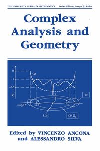 Produktbild: Complex Analysis and Geometry