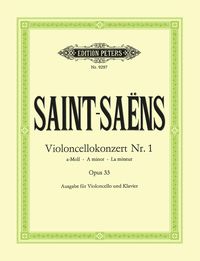 Produktbild: Sa&euml;ns, C: Cello Concerto No. 1 in a Minor Op. 33 (Edition fo