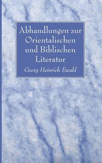 Produktbild: Abhandlungen zur Orientalischen und Biblischen Literatur
