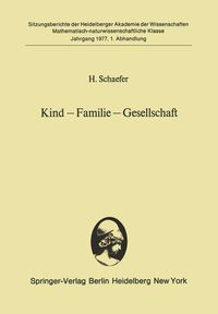 Produktbild: Kind &mdash; Familie &mdash; Gesellschaft
