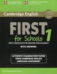 Produktbild: Cambridge English First 1 for Schools for Revised Exam from 2015 Student's Book with Answers