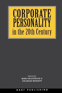 Produktbild: Corporate Personality in the 20th Century