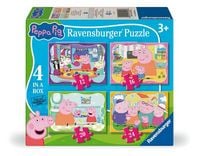Produktbild: Peppa Pig 4 Puzzles in a Box 12, 16, 20 and 24 PC
